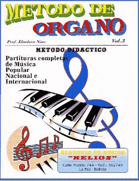 Portada de Método para Órgano Vol. 3