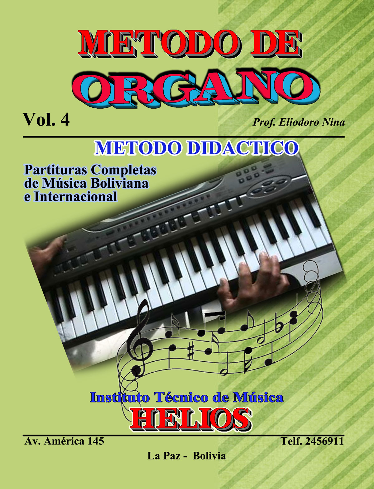 Portada de Método para Órgano Vol. 4