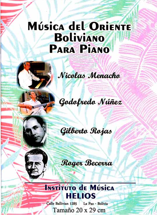 Portada de Música del Oriente Boliviano para Piano