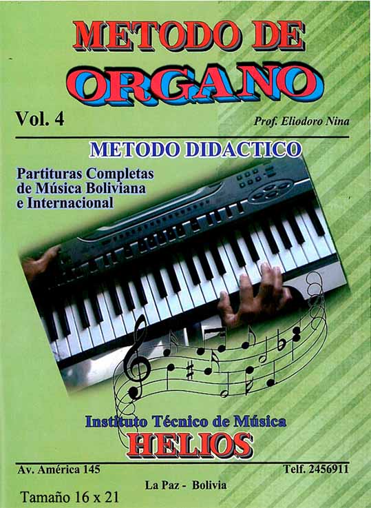 Portada de Método para Órgano Vol. 4 Vol. 4