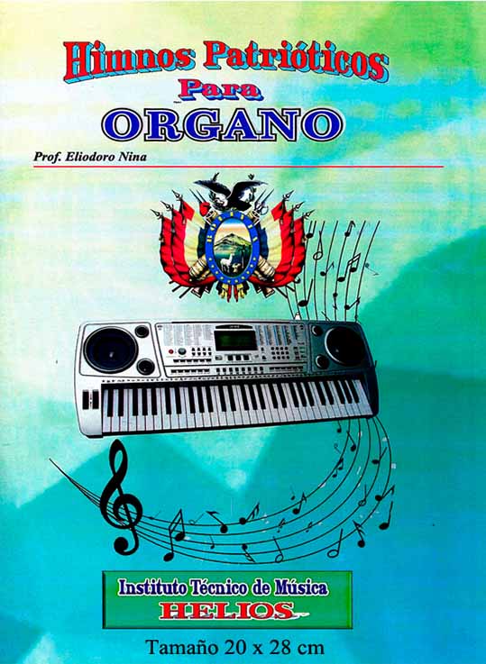 Portada de Himnos Patrióticos para Órgano