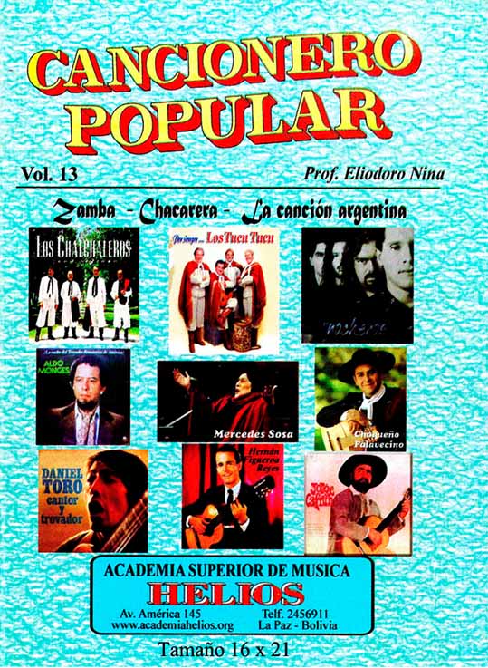 Portada de Cancionero Popular Vol. 13