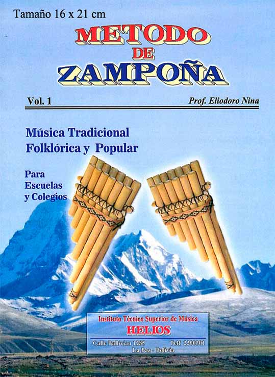 Portada de Método de Zampoña Vol. 1