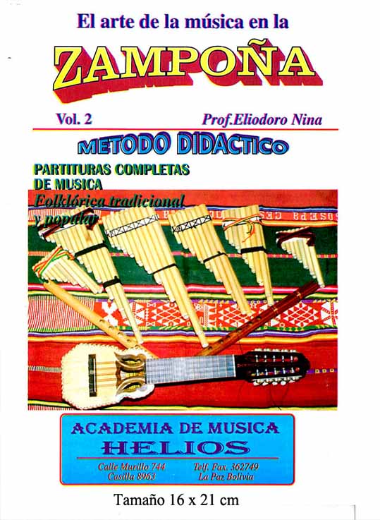 Portada de El arte de la música en la Zampoña Vol. 2